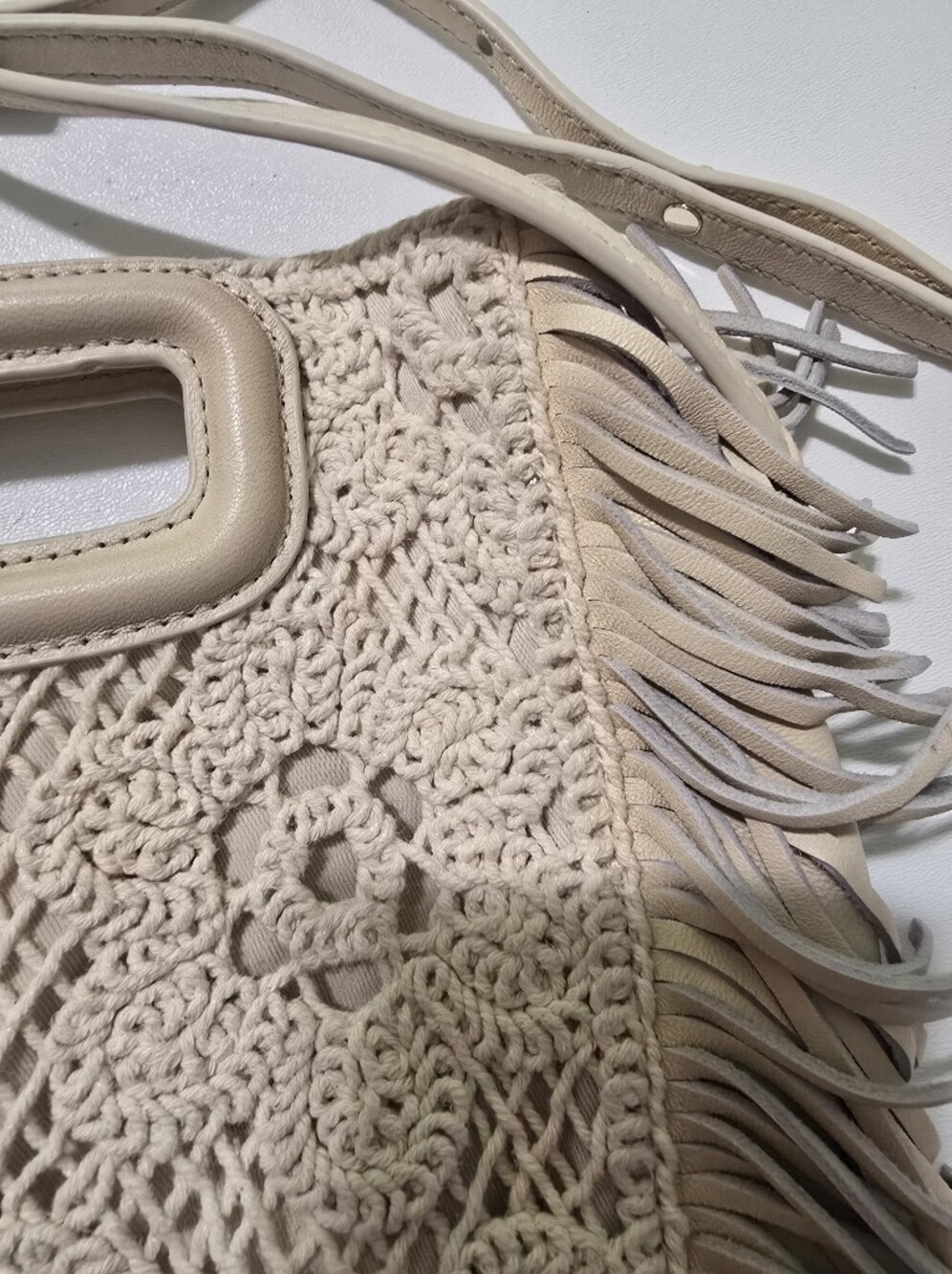 Maje Crochet Knit M Bag - Picture 4 of 16